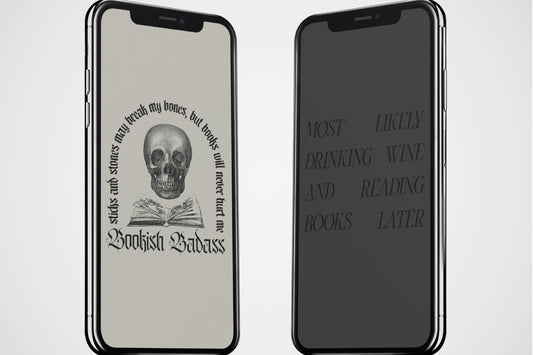 Bookish Badass Phone Wallpapers